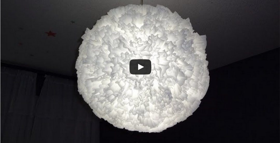 DIY Floral Chandelier